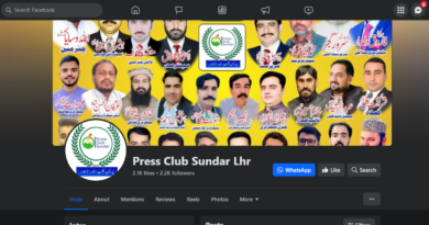 Press club Sundar Lahore Facebook page